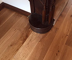 Solid oak flooring